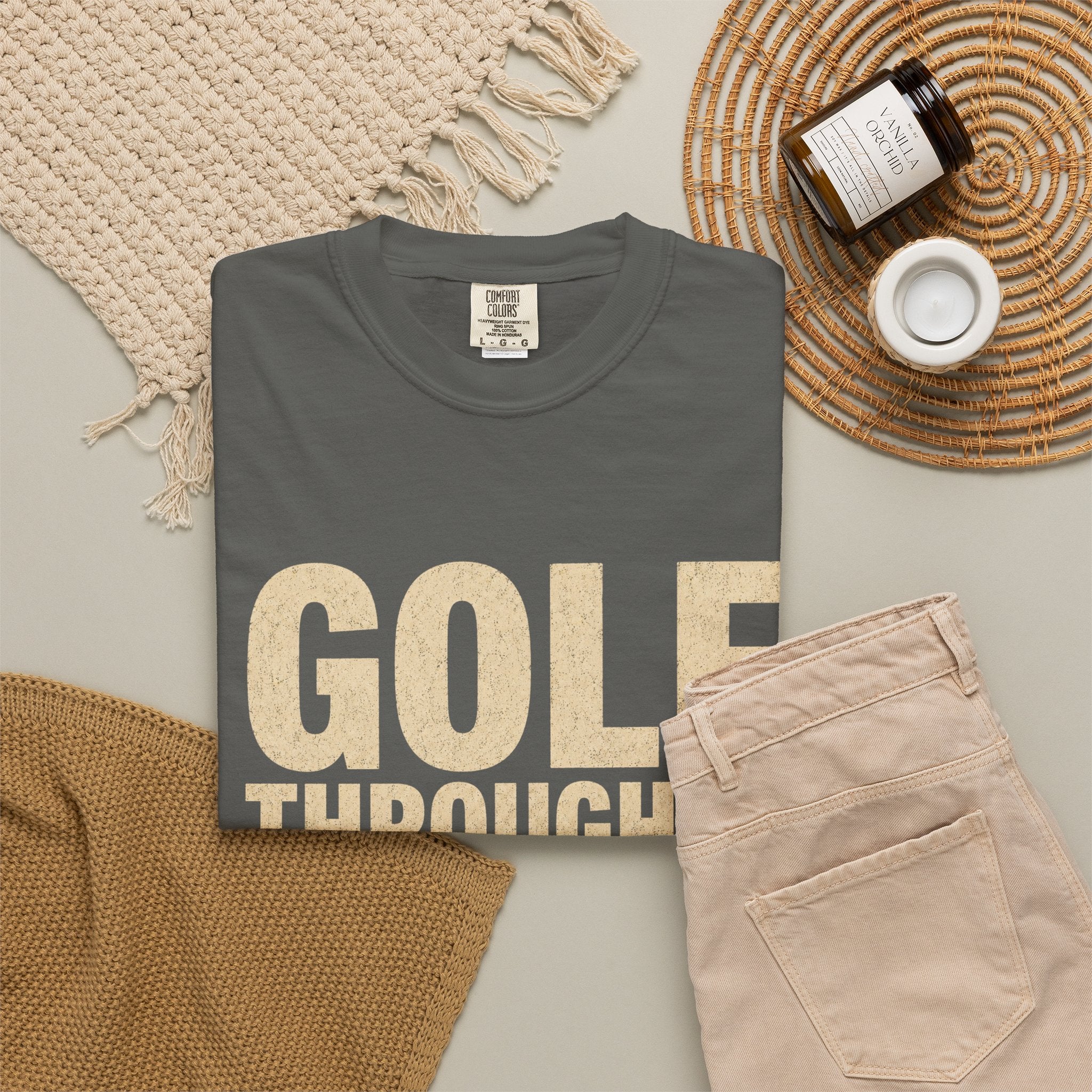 Golf Through It T-Shirt — Vintage Golf Graphic Tee