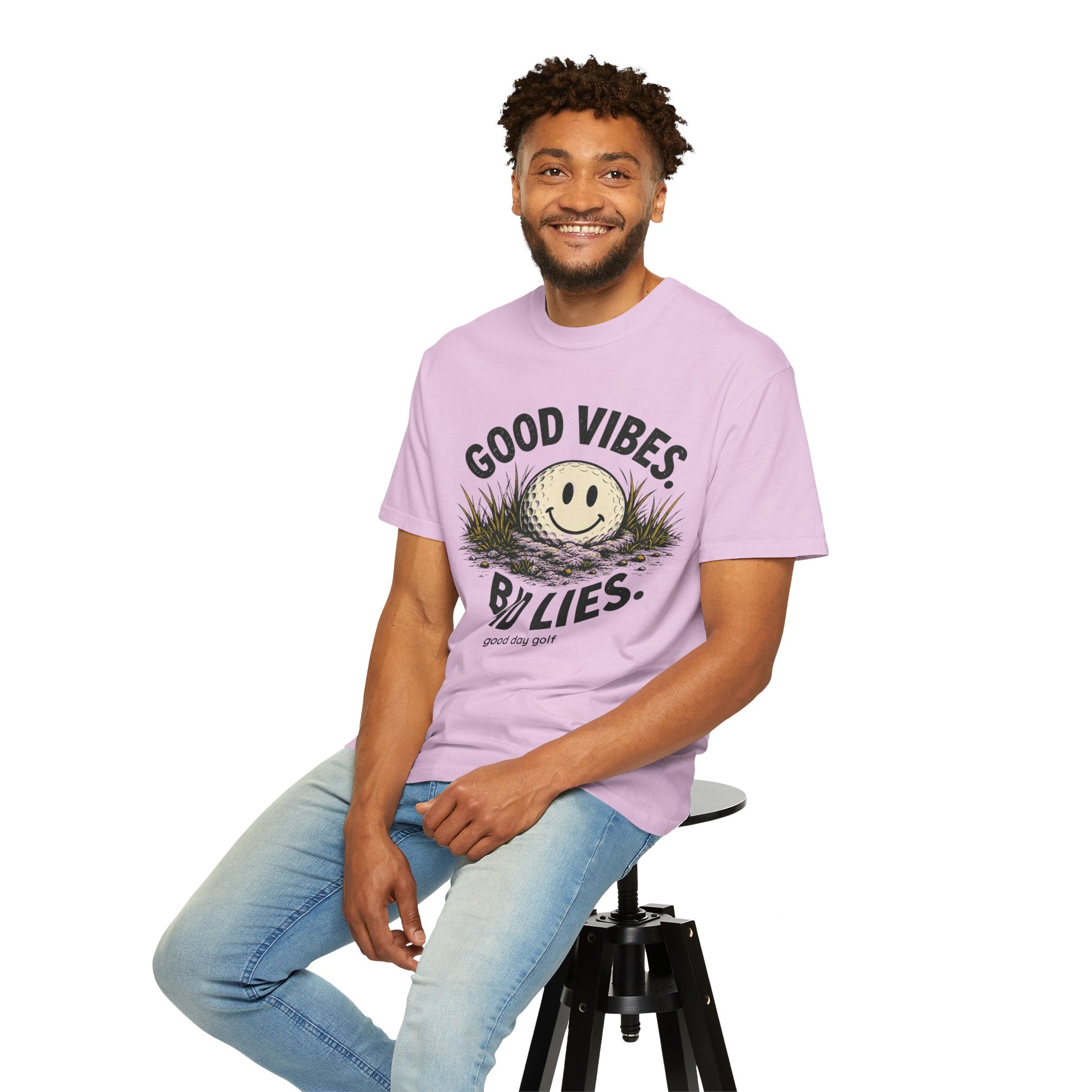 Good Vibes, Bad Lies — Smiley Tee