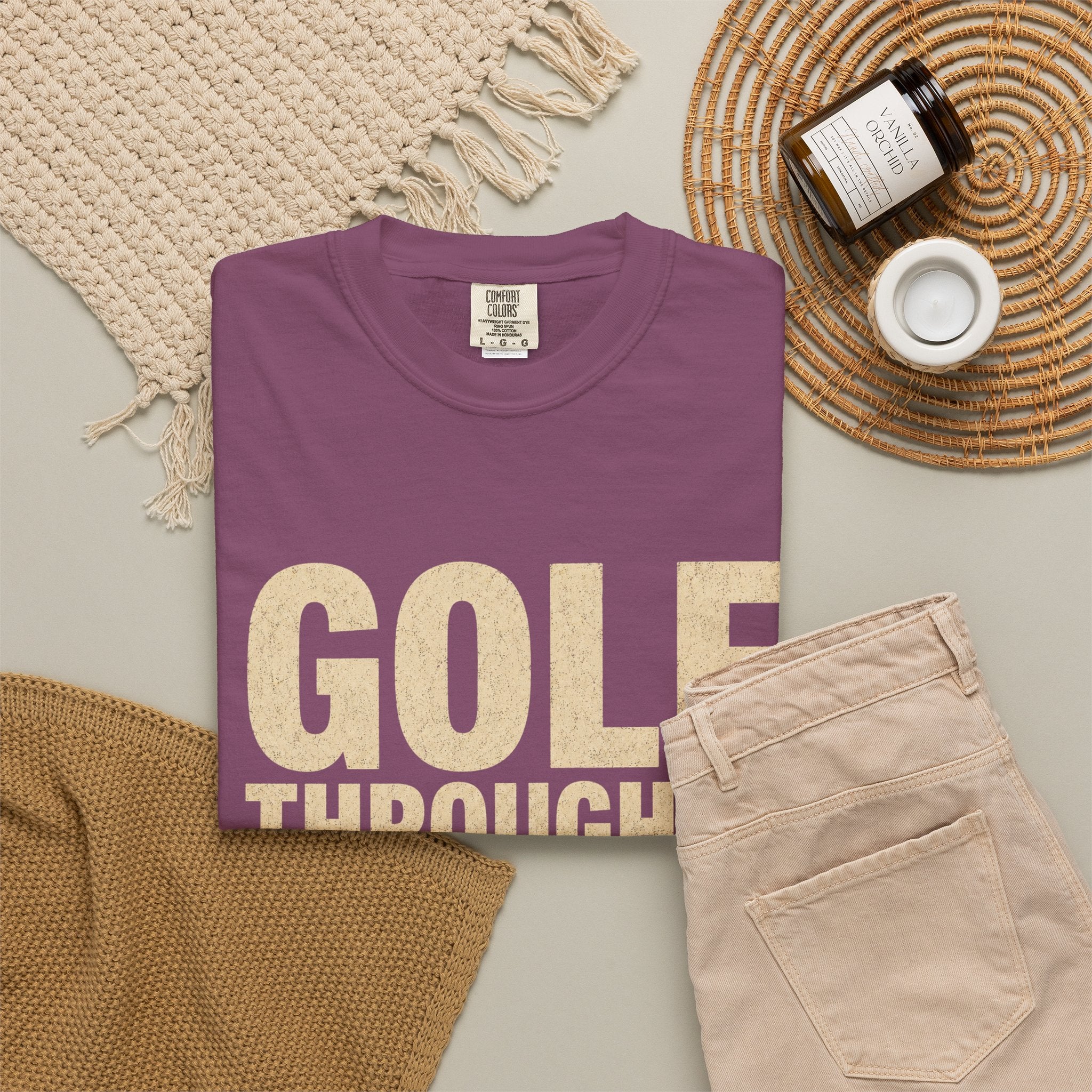 Golf Through It T-Shirt — Vintage Golf Graphic Tee