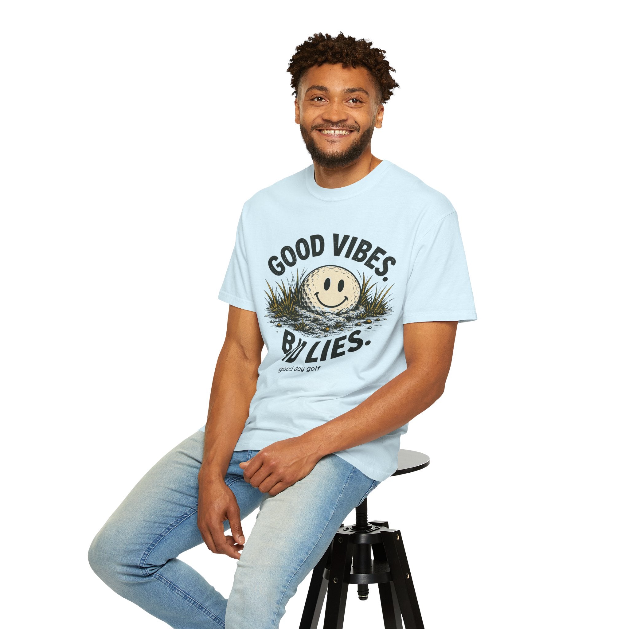 Good Vibes, Bad Lies — Smiley Tee