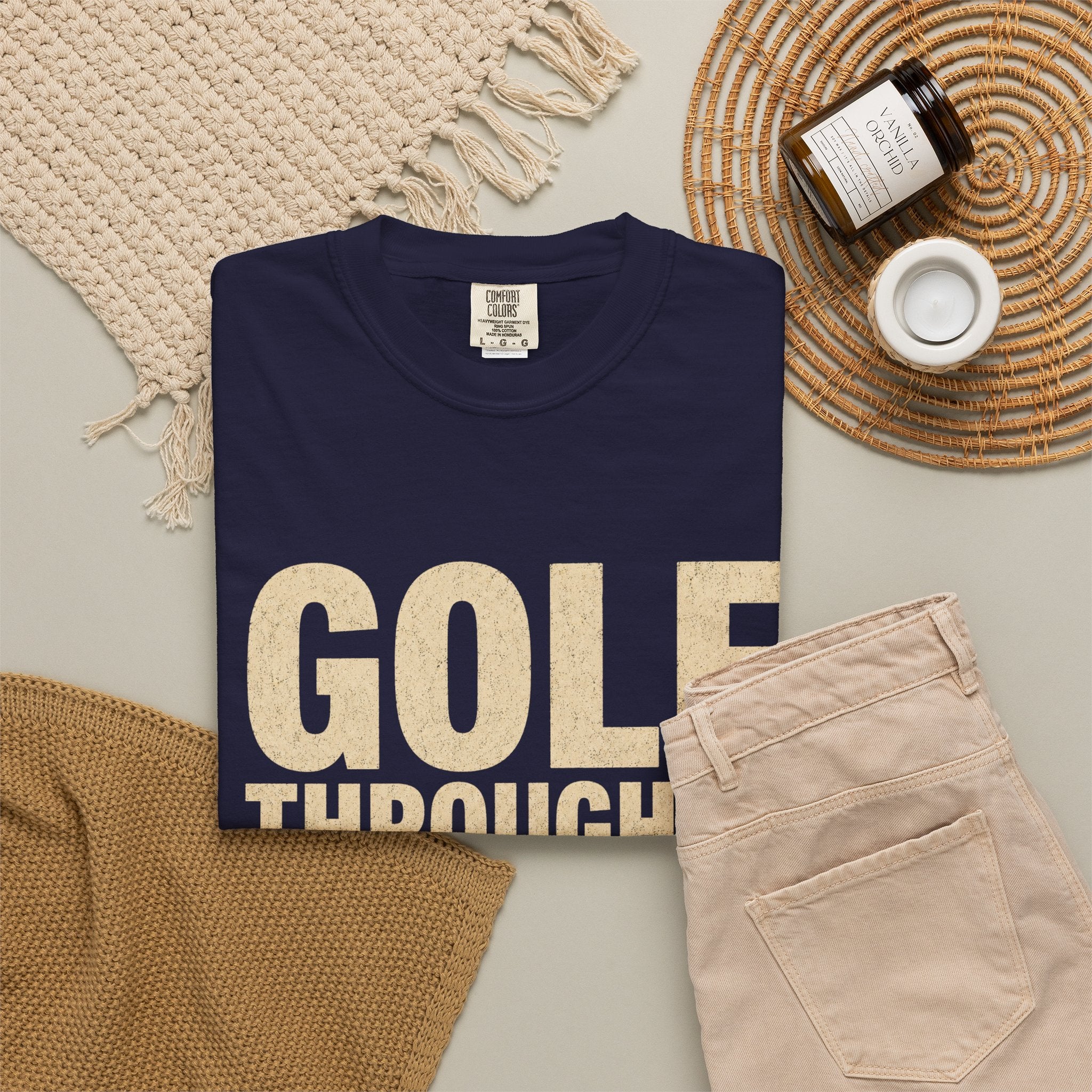 Golf Through It T-Shirt — Vintage Golf Graphic Tee