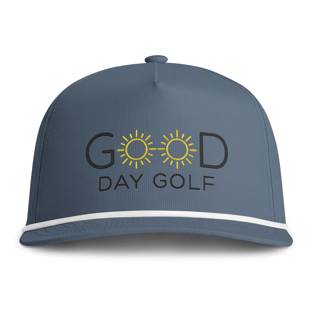 Golf Cap — “Good Day Golf” Sunwashed Rope Cap