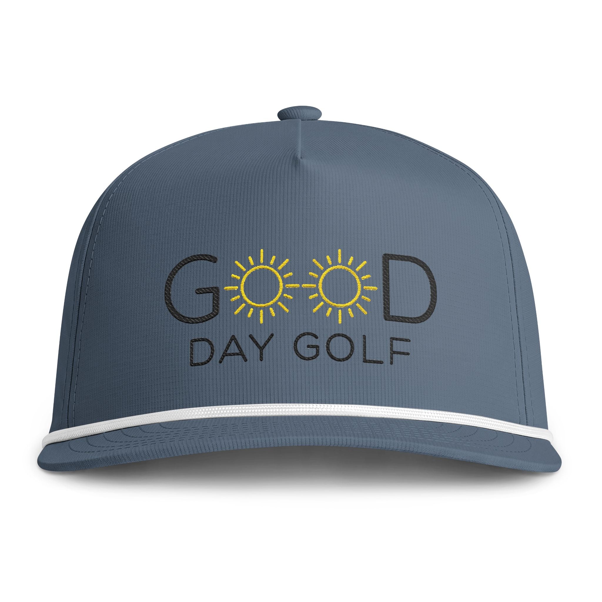 Golf Cap — “Good Day Golf” Sunwashed Rope Cap