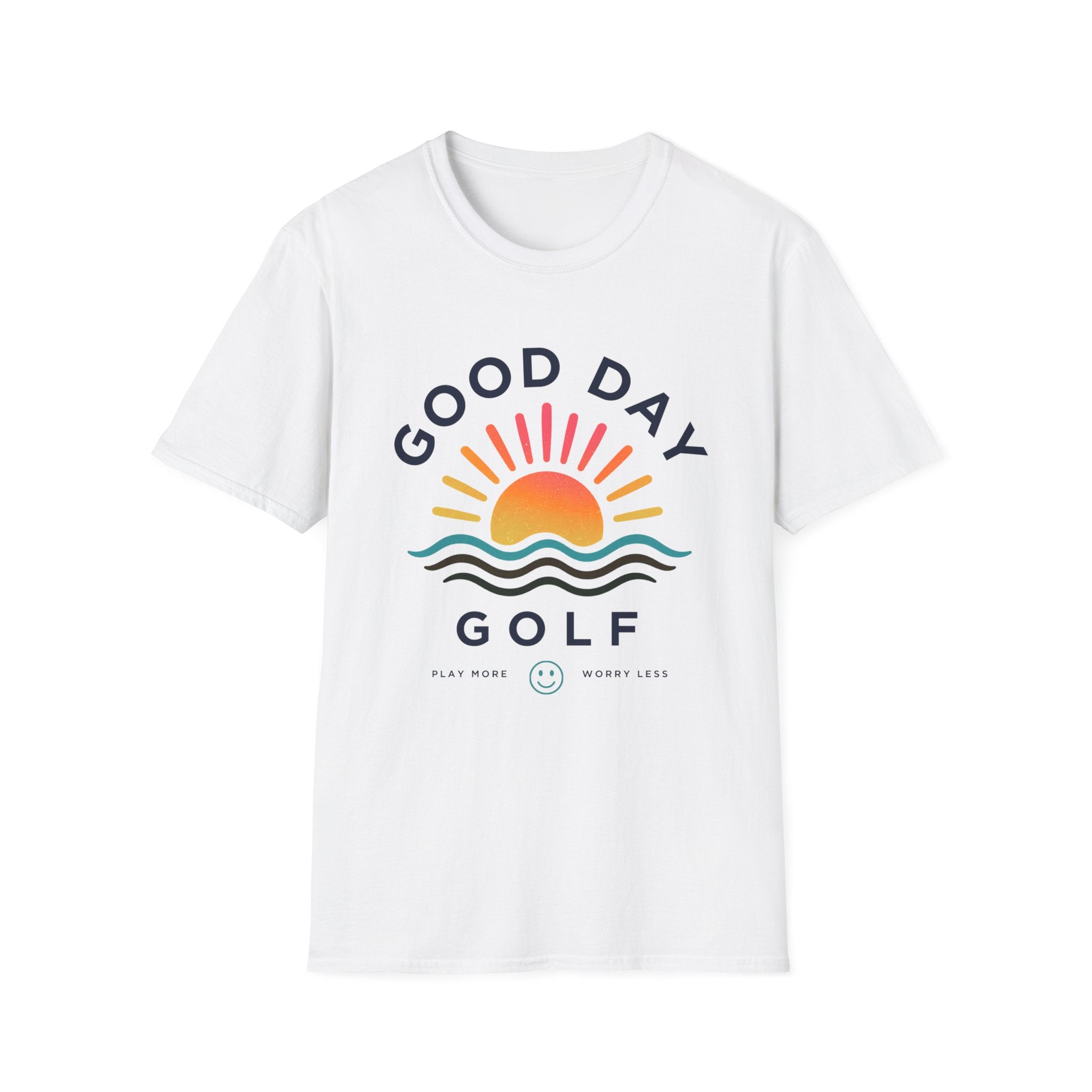 Good Day Golf T-Shirt — Sunrise Graphic Casual Tee for Golfers