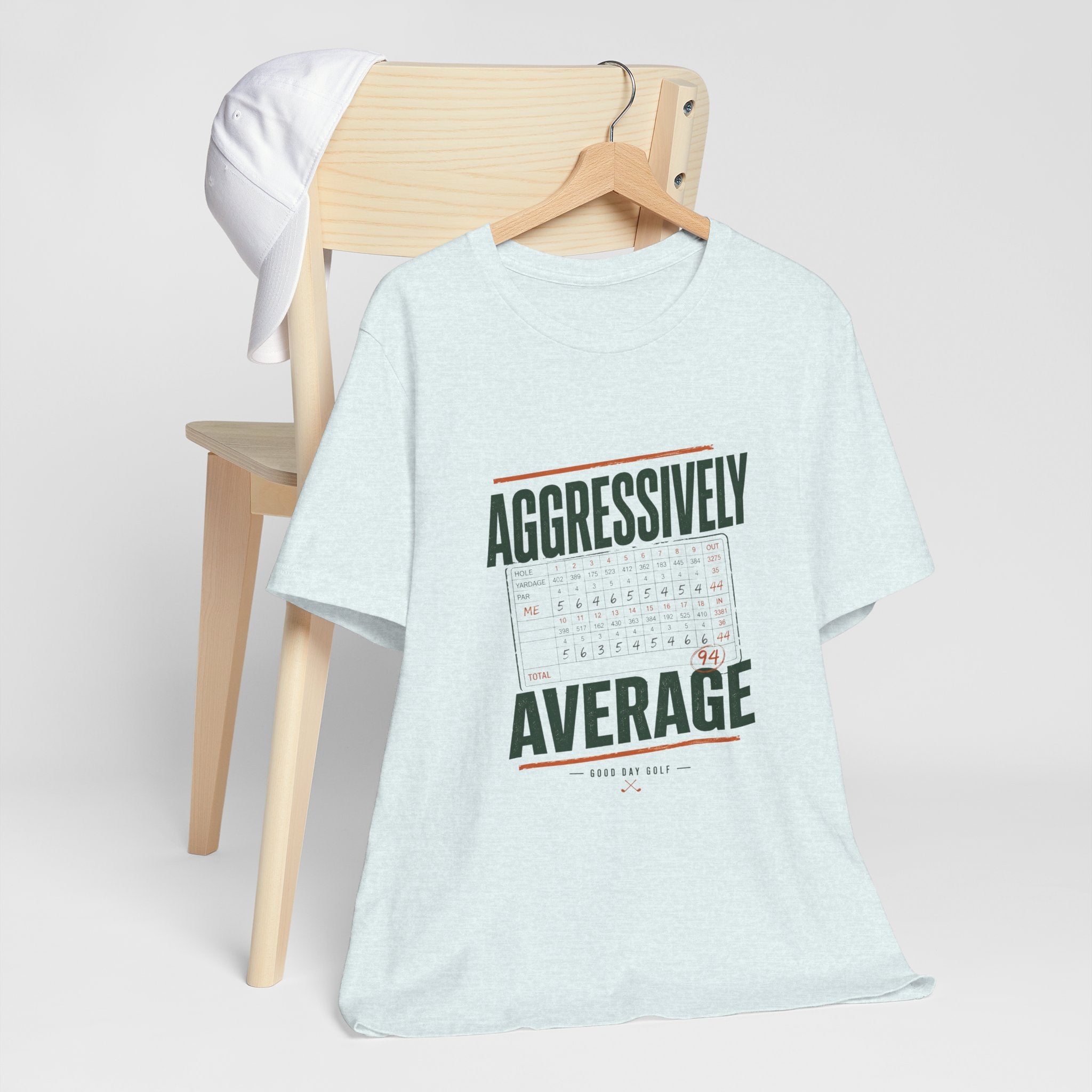 Aggressively Average — Golf Tee