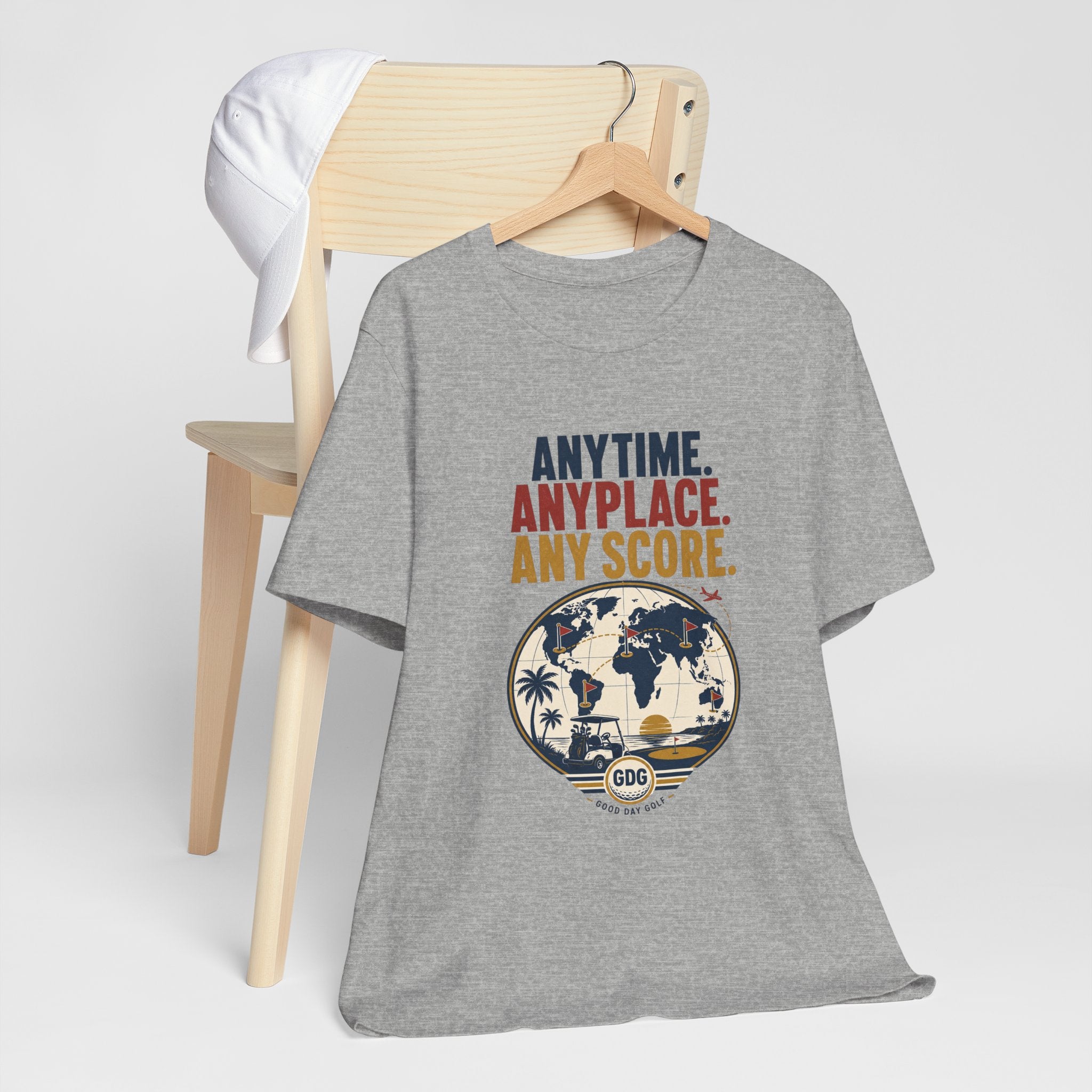 Anytime, Anyplace, Any Score — Golf Tee