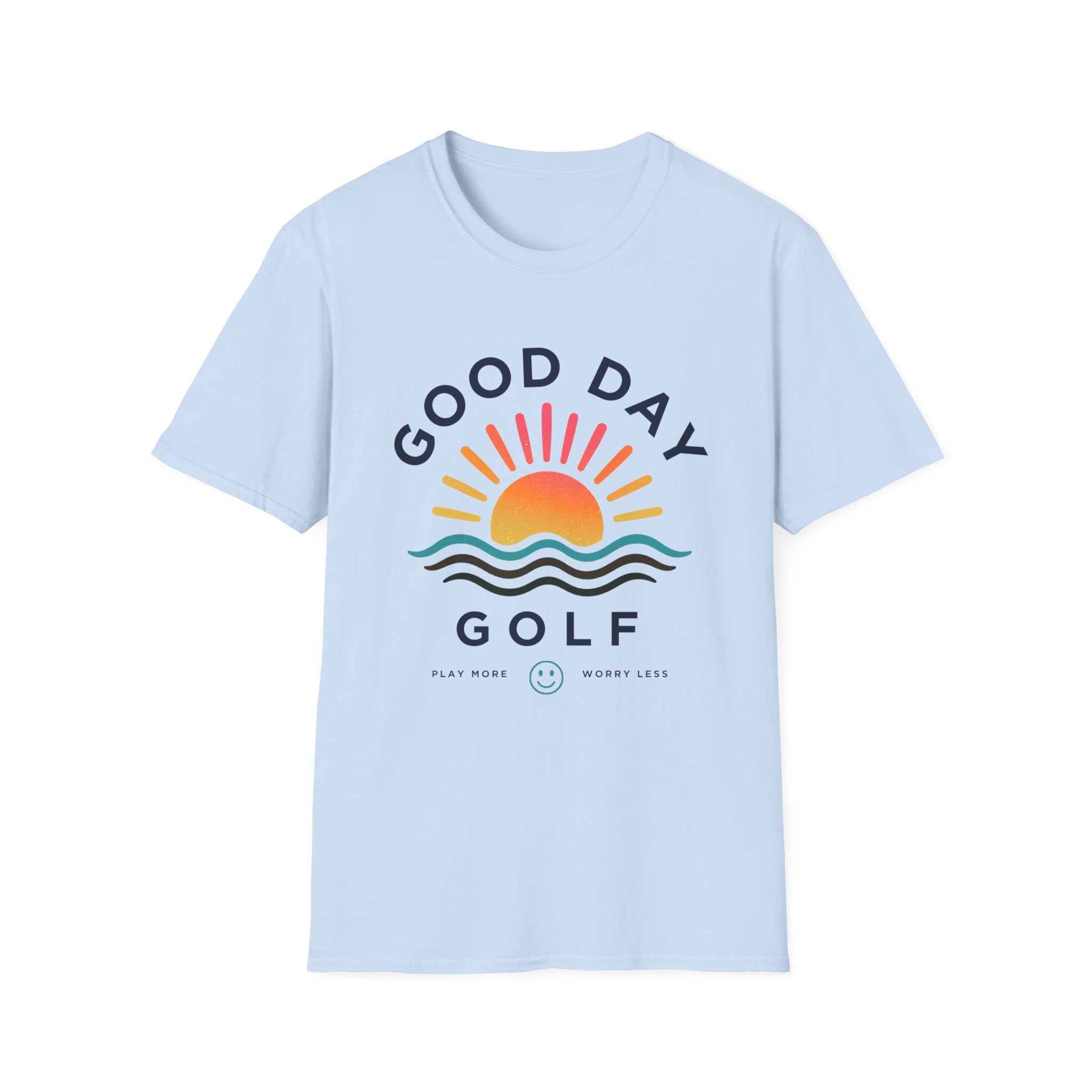 Good Day Golf T-Shirt — Sunrise Graphic Casual Tee for Golfers