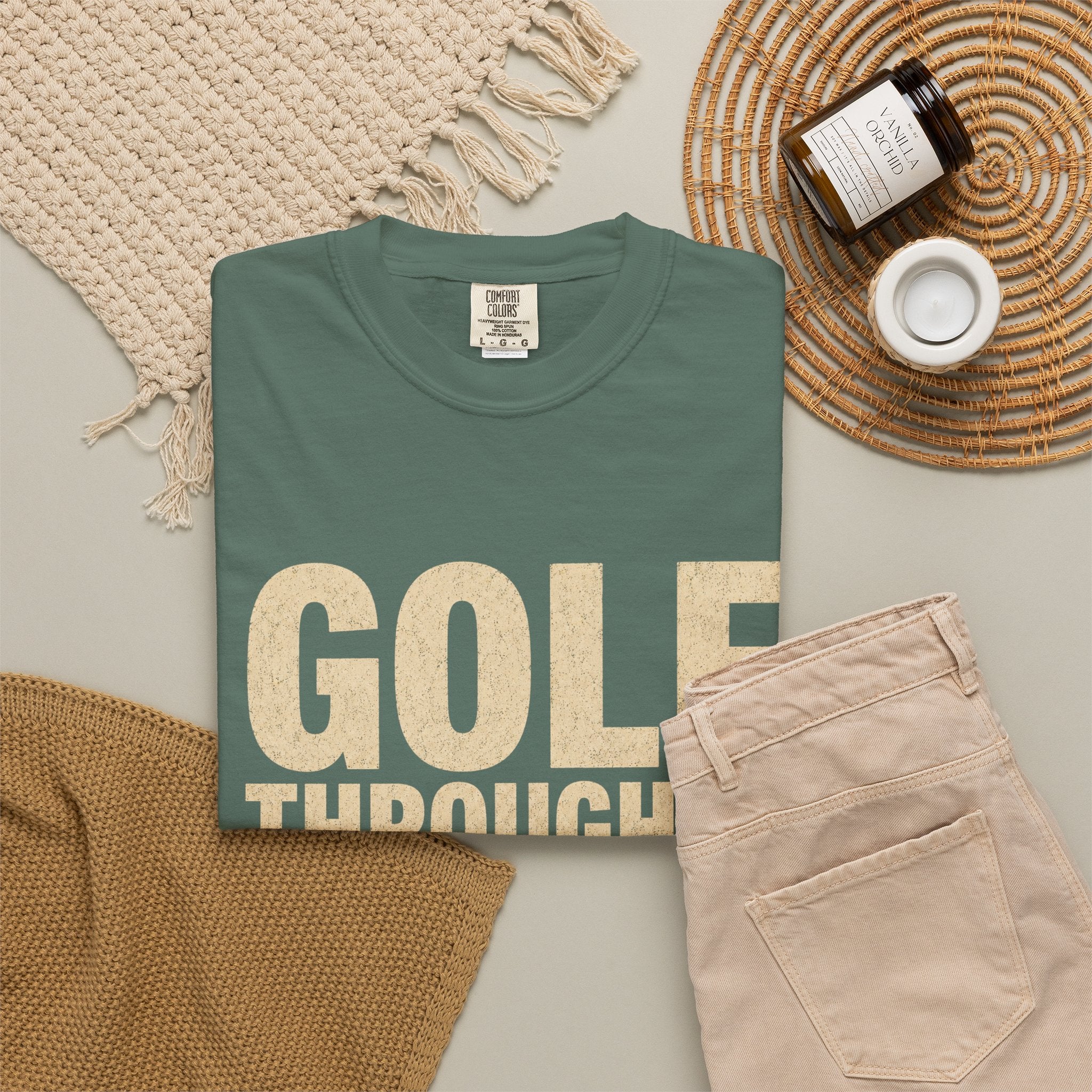 Golf Through It T-Shirt — Vintage Golf Graphic Tee