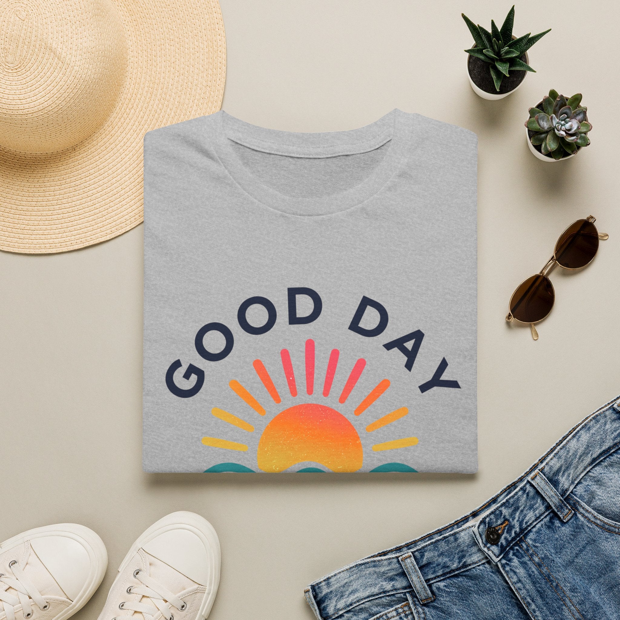 Good Day Golf T-Shirt — Sunrise Graphic Casual Tee for Golfers