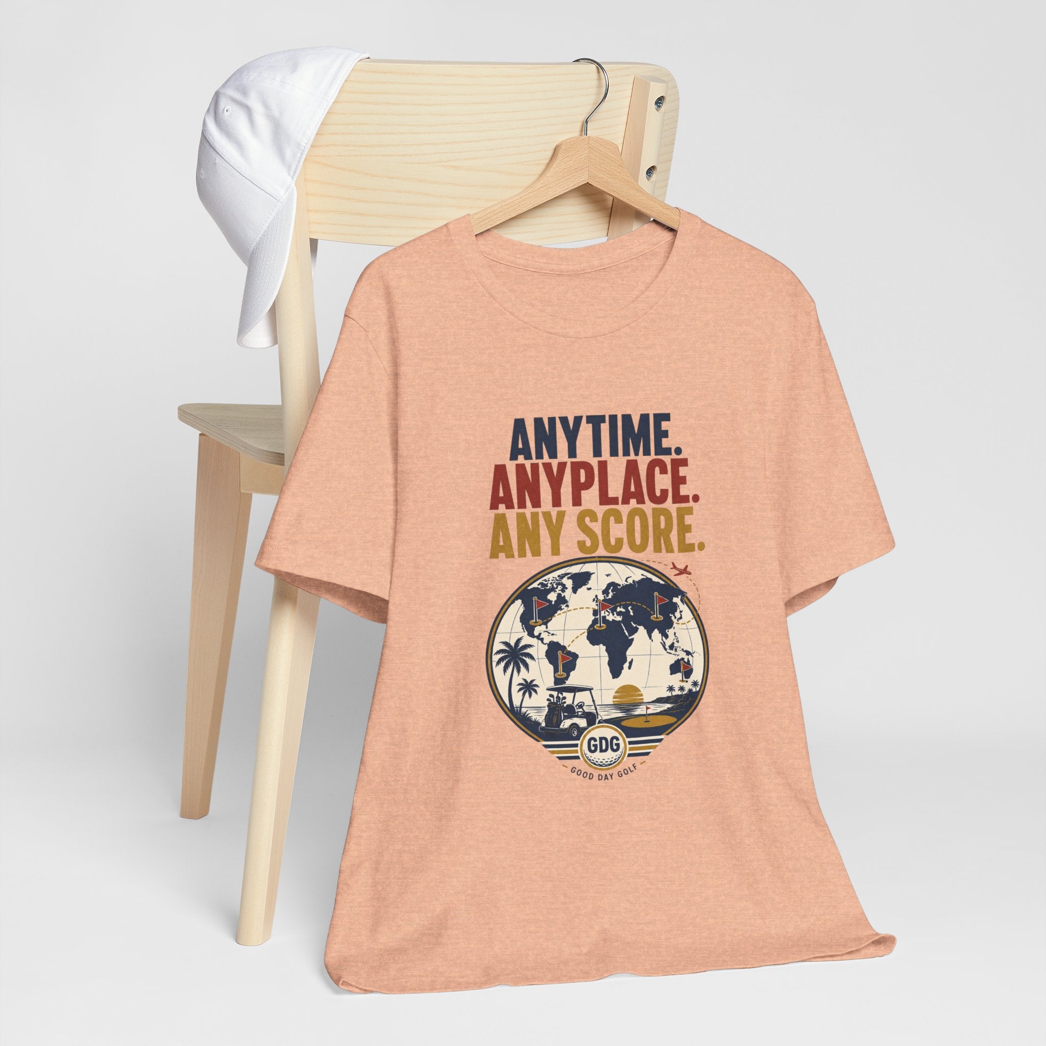 Anytime, Anyplace, Any Score — Golf Tee