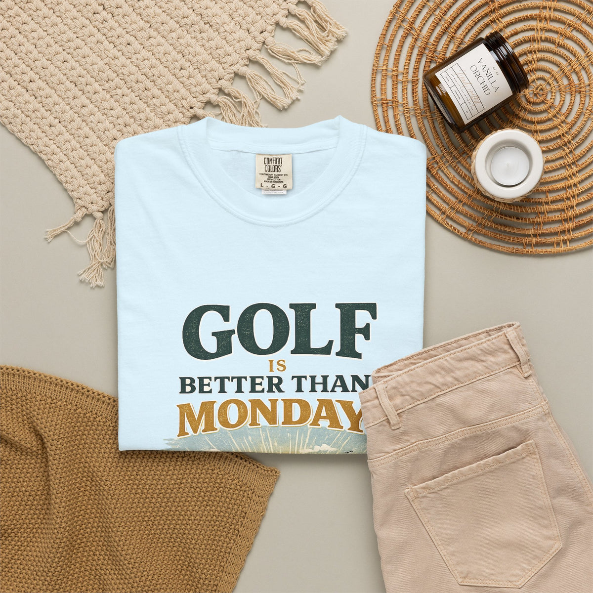 Golf Is Better Than Monday — Sunrise Golf Tee