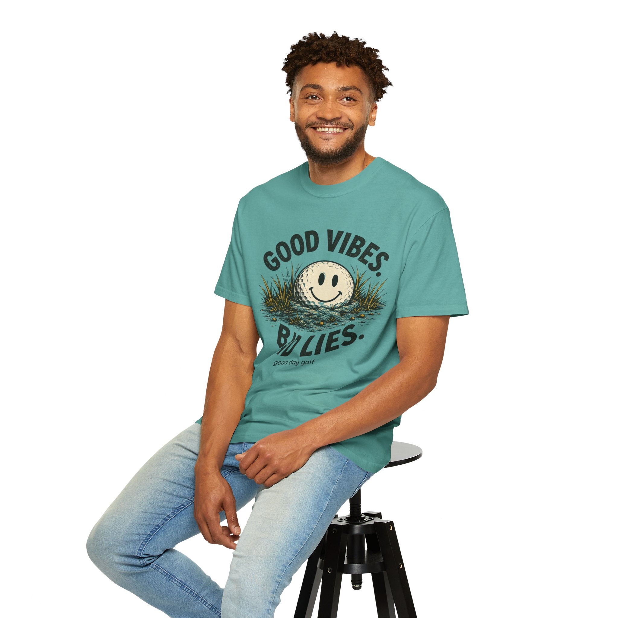 Good Vibes, Bad Lies — Smiley Tee