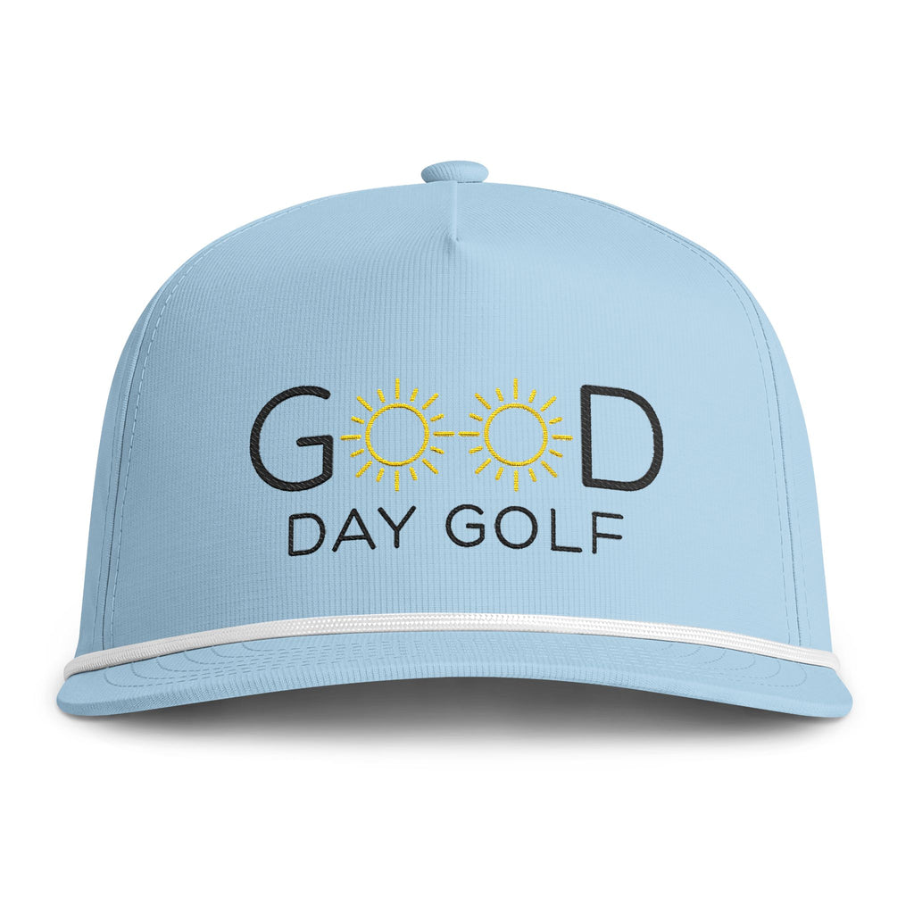 Golf Cap — “Good Day Golf” Sunwashed Rope Cap