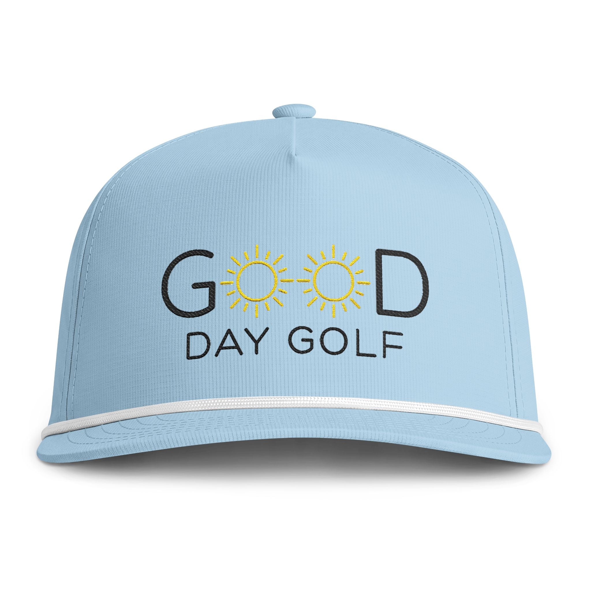 Golf Cap — “Good Day Golf” Sunwashed Rope Cap