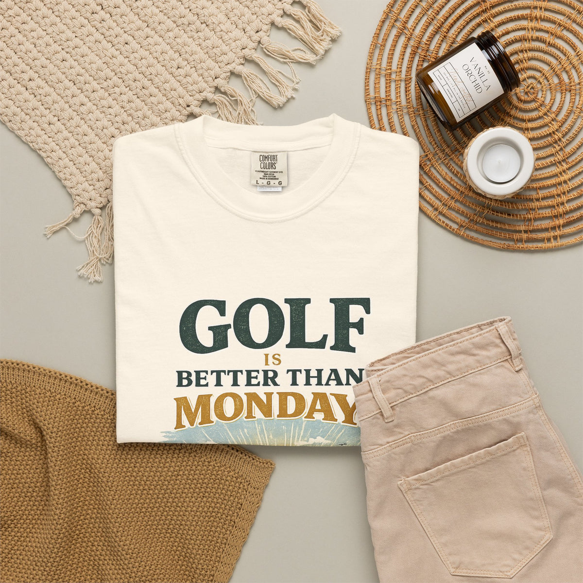 Golf Is Better Than Monday — Sunrise Golf Tee