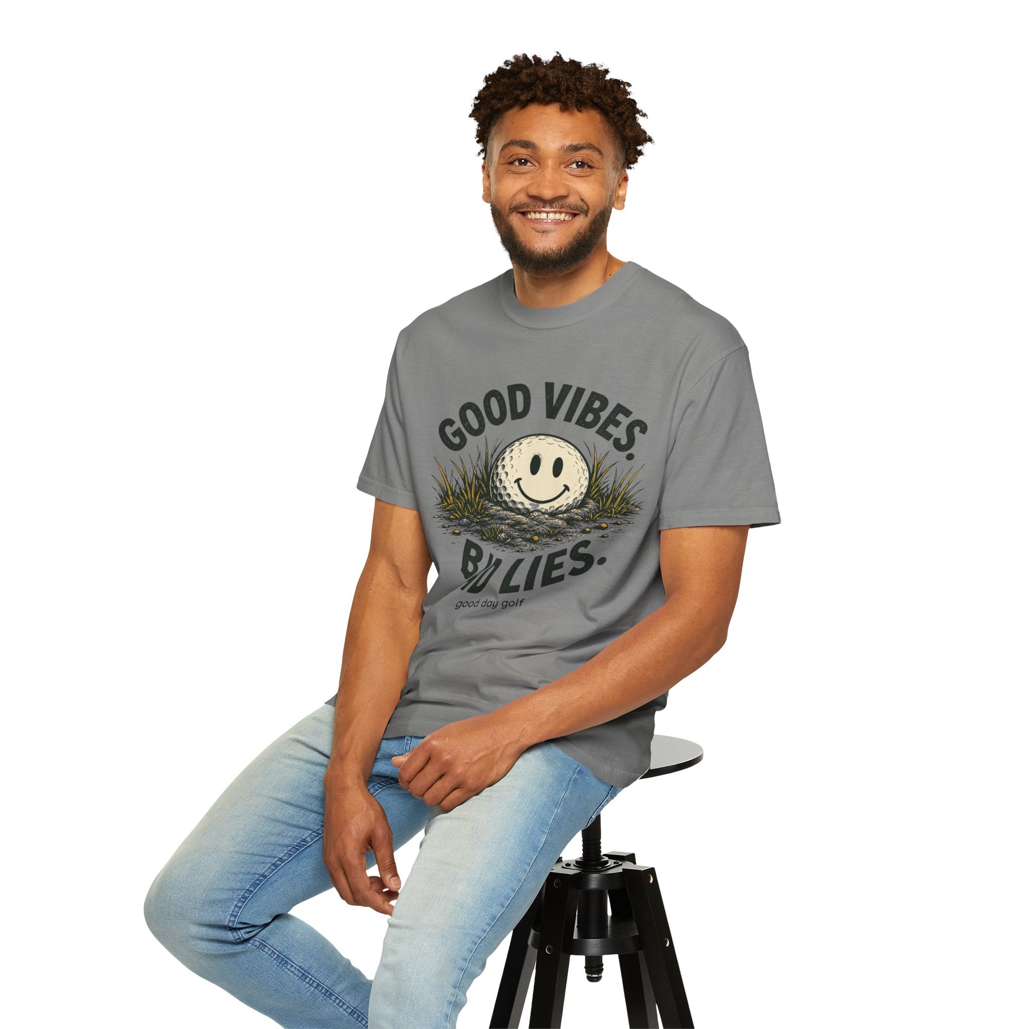 Good Vibes, Bad Lies — Smiley Tee