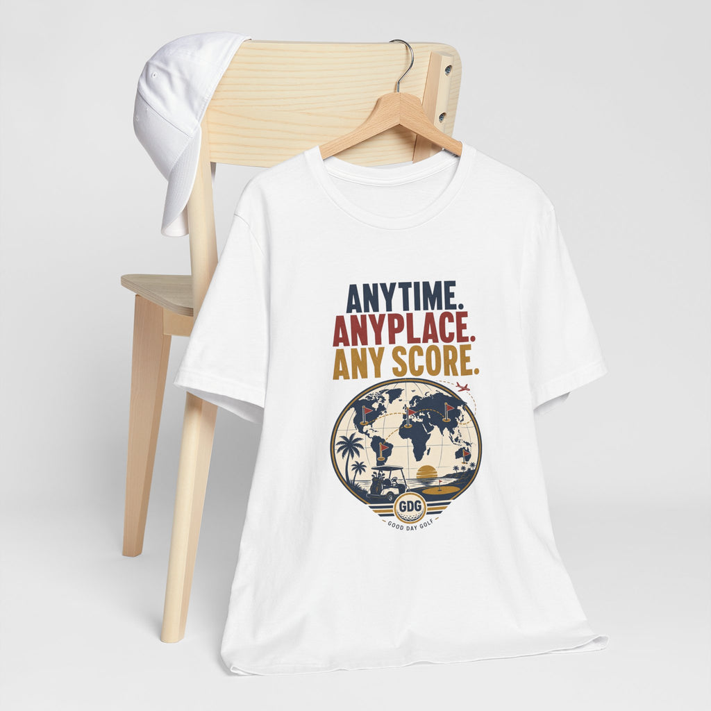 Anytime, Anyplace, Any Score — Golf Tee