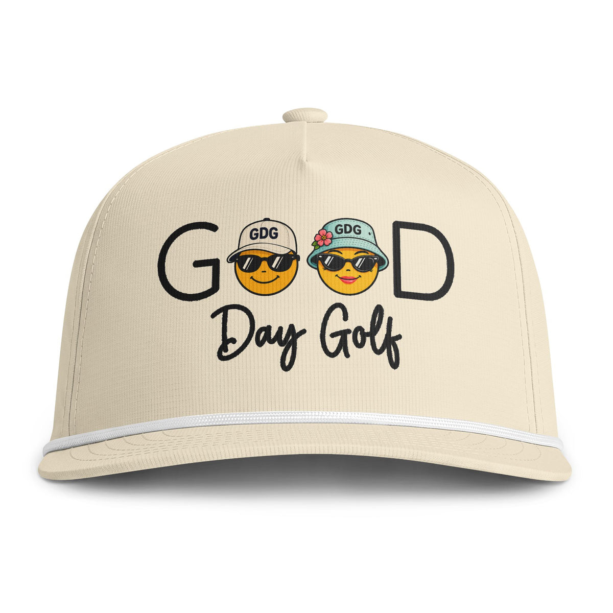 Good Day Golf Sunwashed Rope Hat