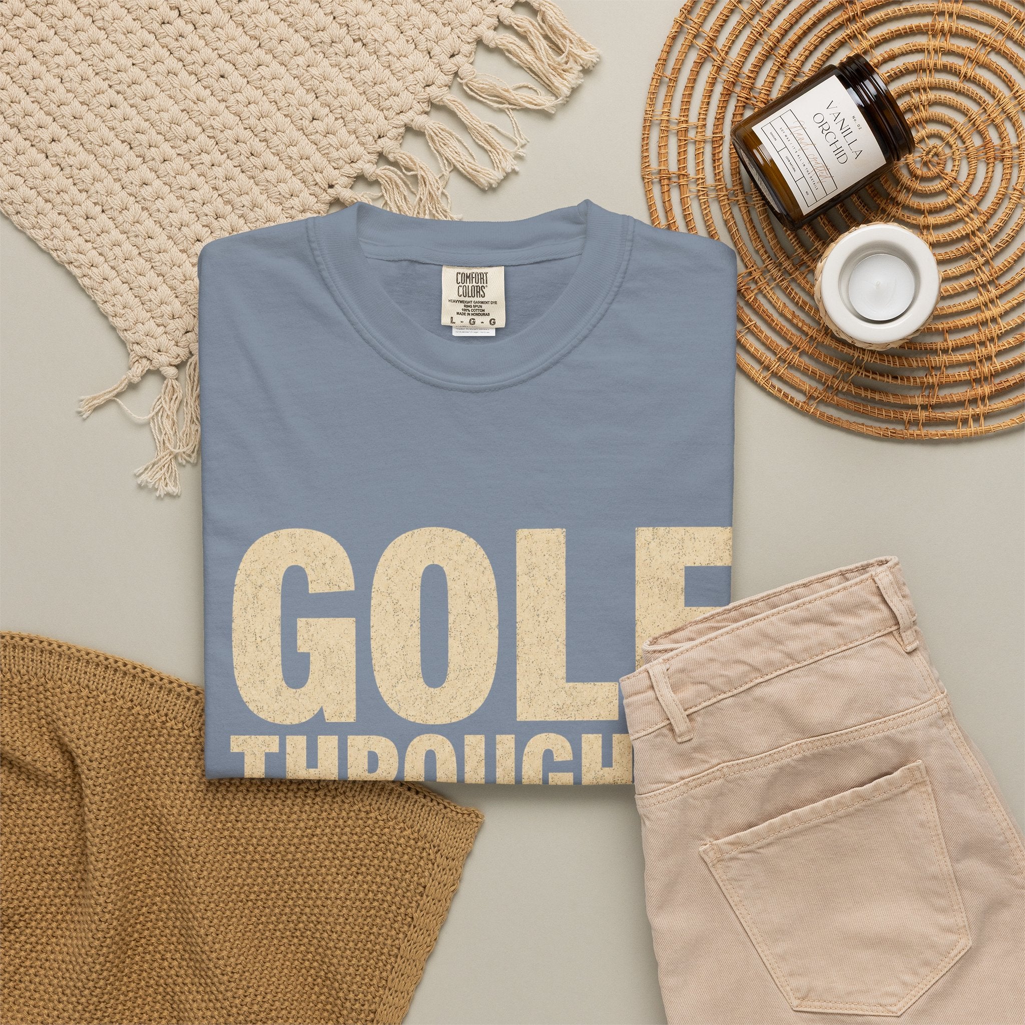 Golf Through It T-Shirt — Vintage Golf Graphic Tee