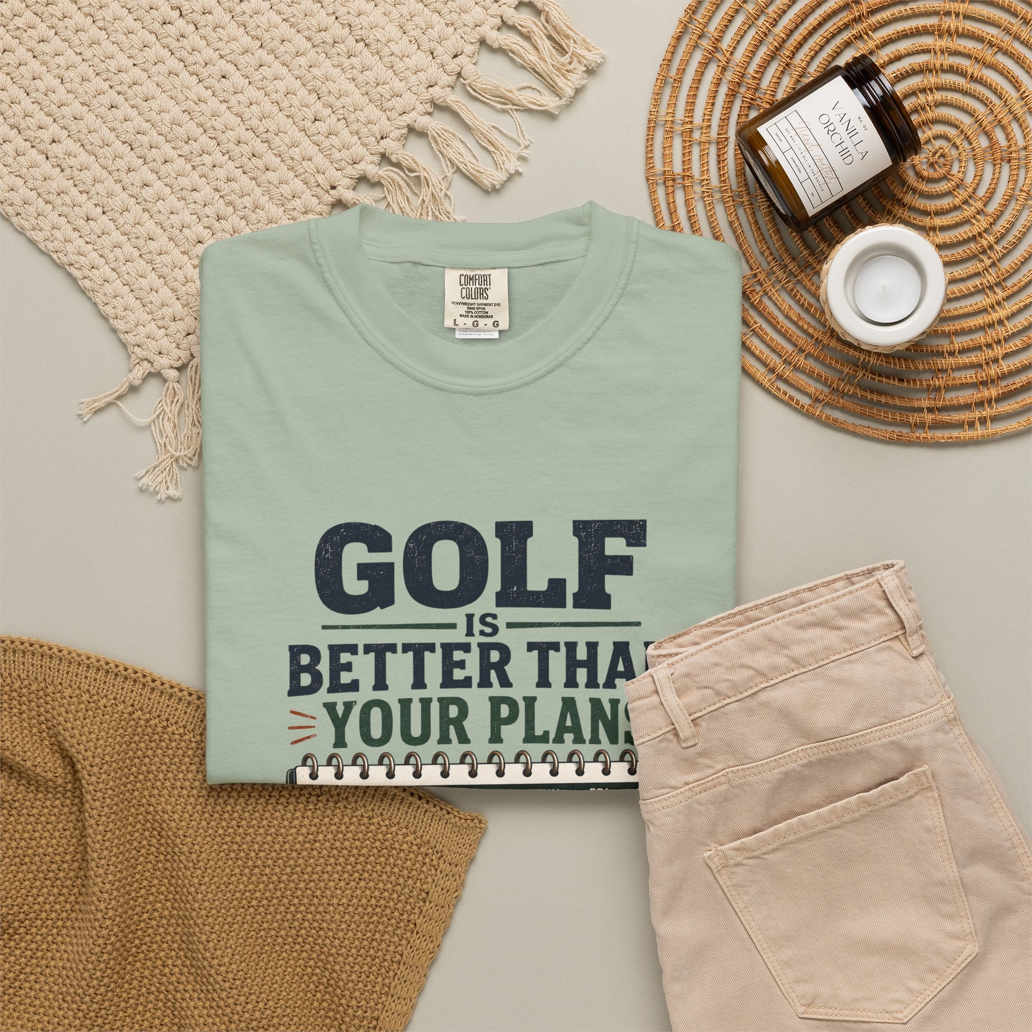 Golf Is Better Than Your Plans T-Shirt — Funny Golf Calendar Tee for Golfers