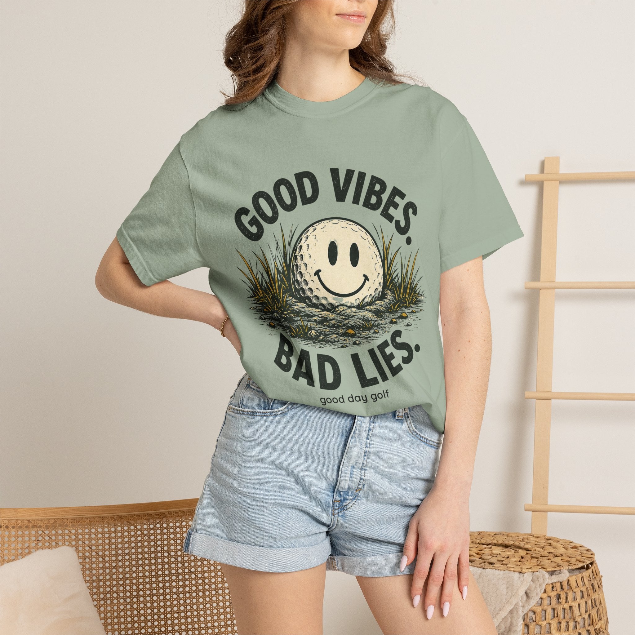Good Vibes, Bad Lies — Smiley Tee